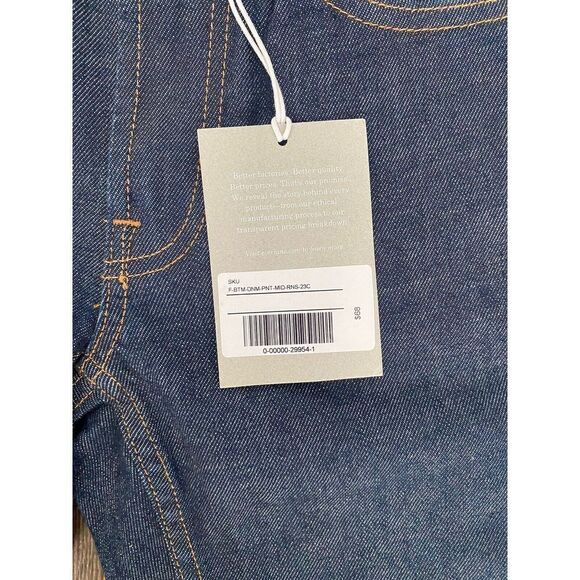 NWT  Everlane Mid Rise Skinny Jeans Size 23 - Picture 7 of 7